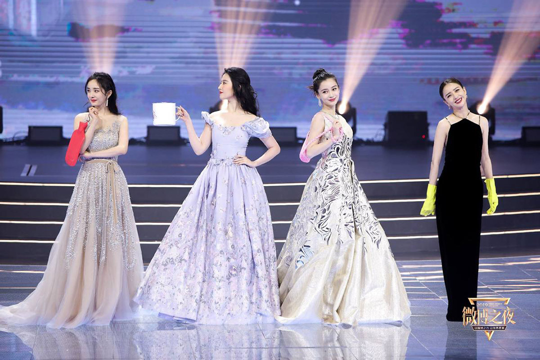 微博年度女神 ——劉亦菲、楊穎、楊冪、佟麗婭